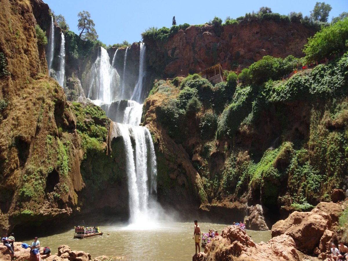 Druhé největší vodopády v Africe jsou v Maroku