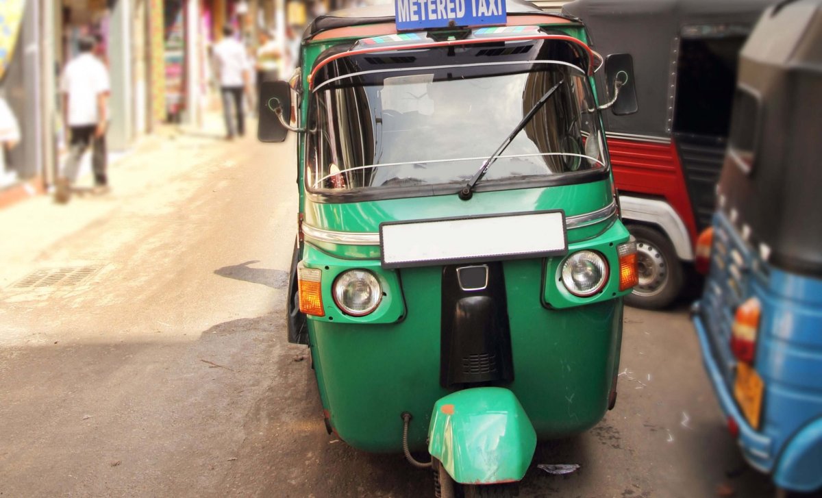 Tuktuk na Srí Lance