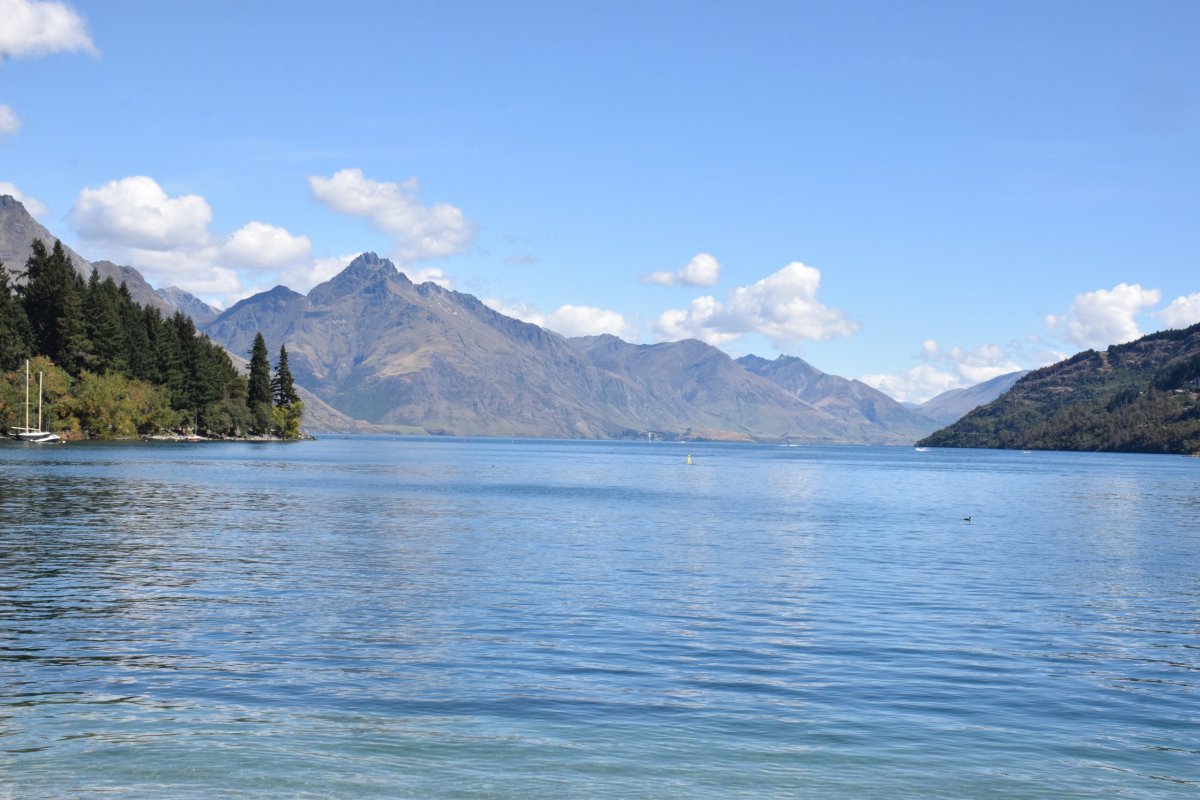 Jezero Wakatipu, Queenstown, Nový Zéland