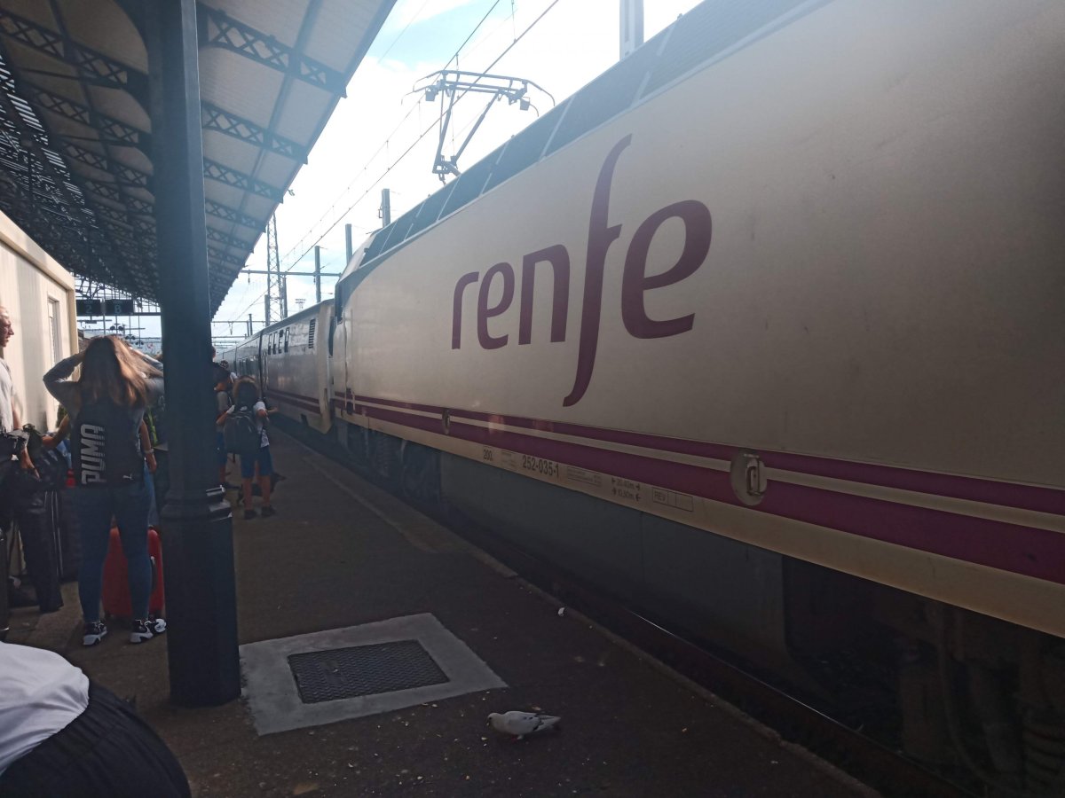 Odjezd vlaku z Hendaye