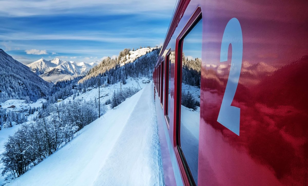 Vlak ve Švýcarsku