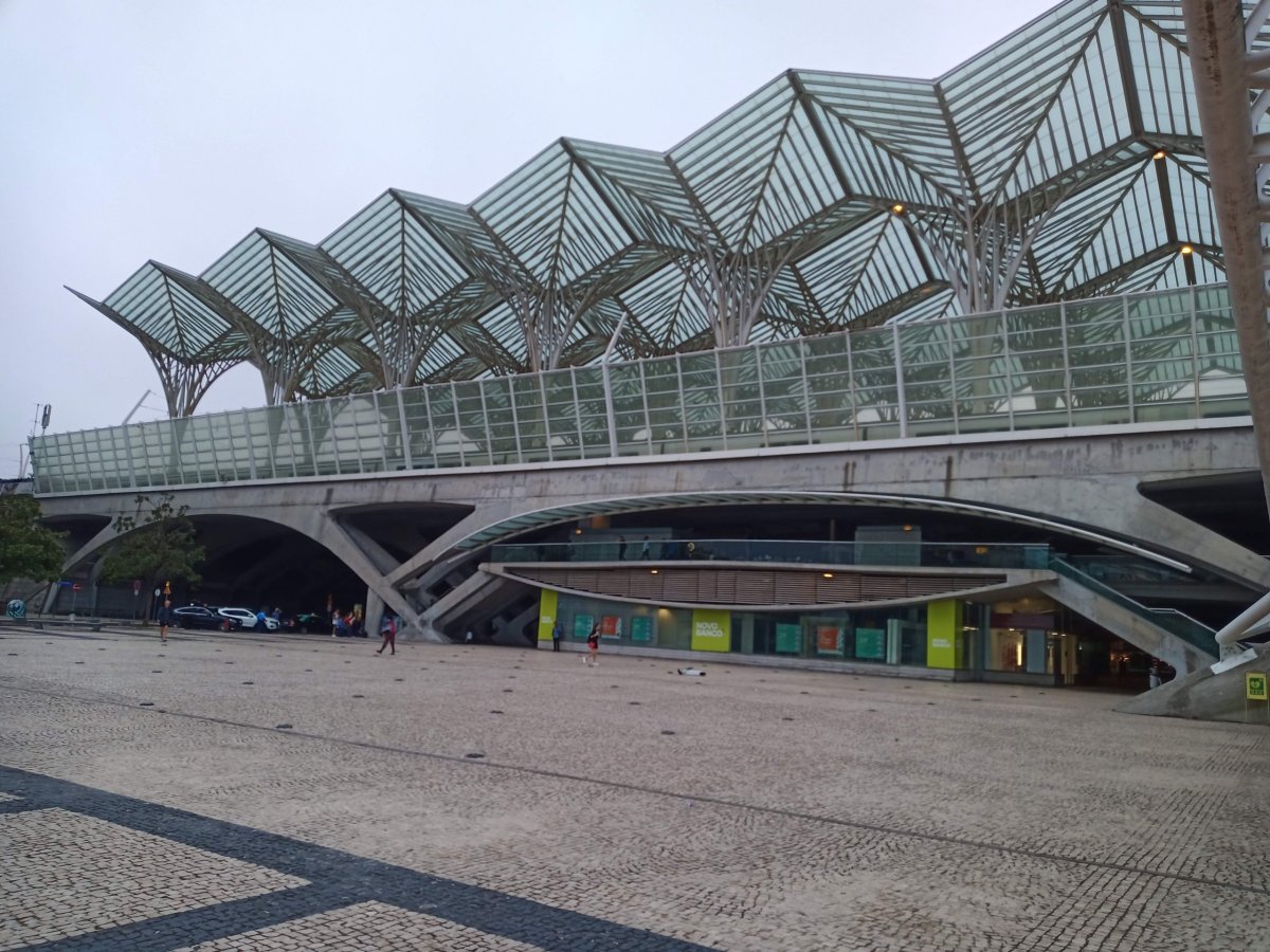 Lisabon nádraží Oriente