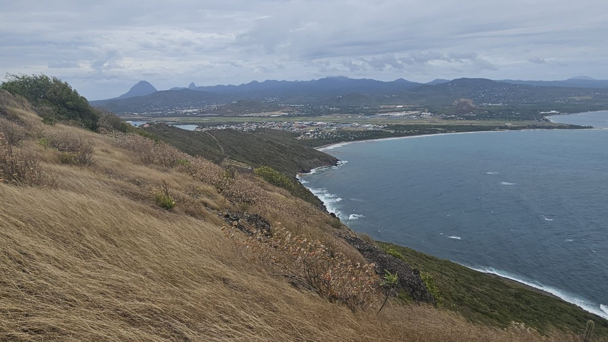 Výhled z Cape Moule-á-Chique
