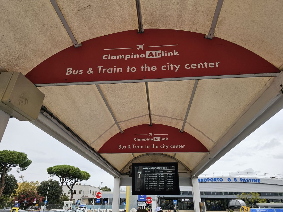 Zastávka autobusu Ciampino AirLink