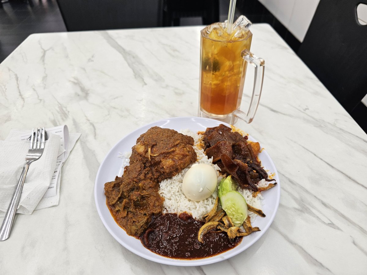 Moje jídlo v Kampung Baru