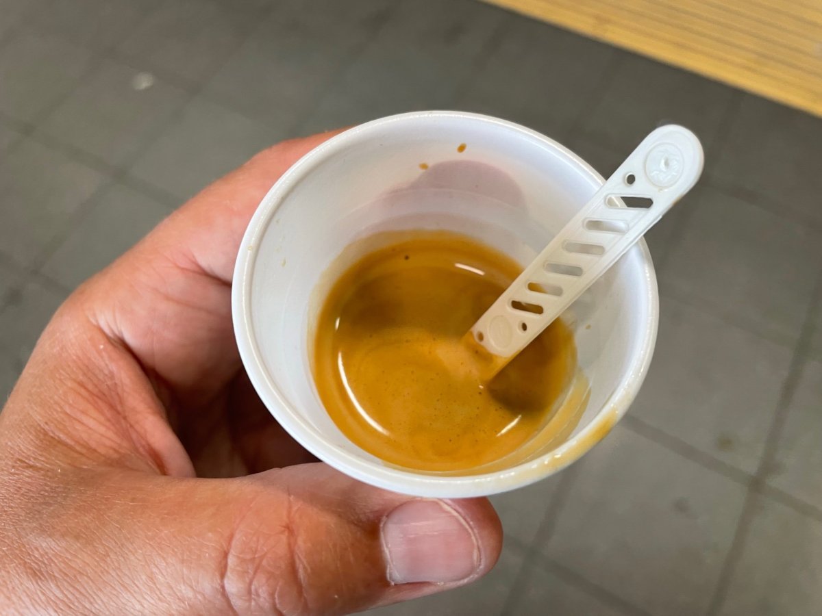 První italské kafíčko, i když z automatu