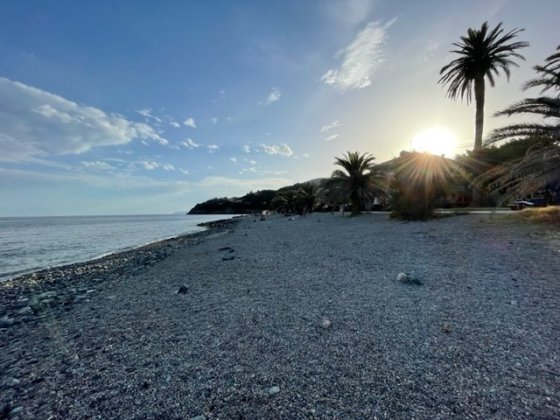 Večerní koupání a hledání místa na přespání