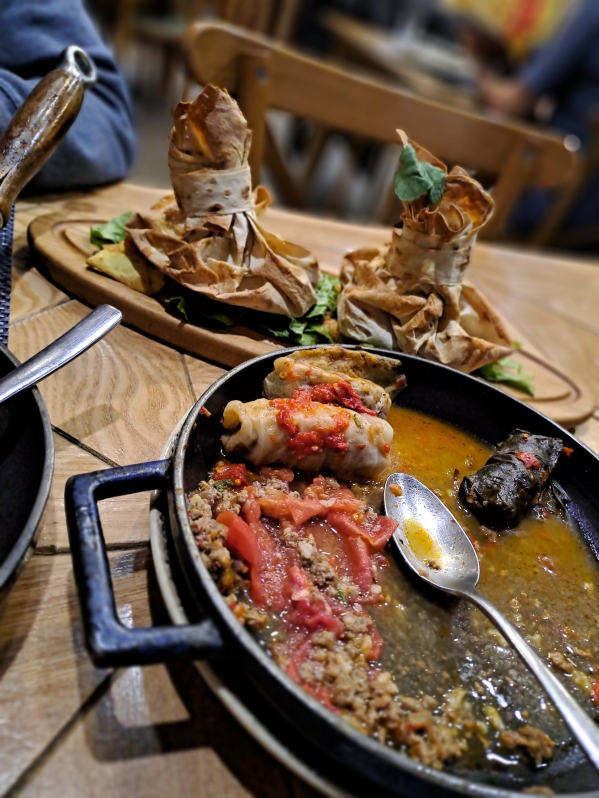 Plněné závitky 'dolma'