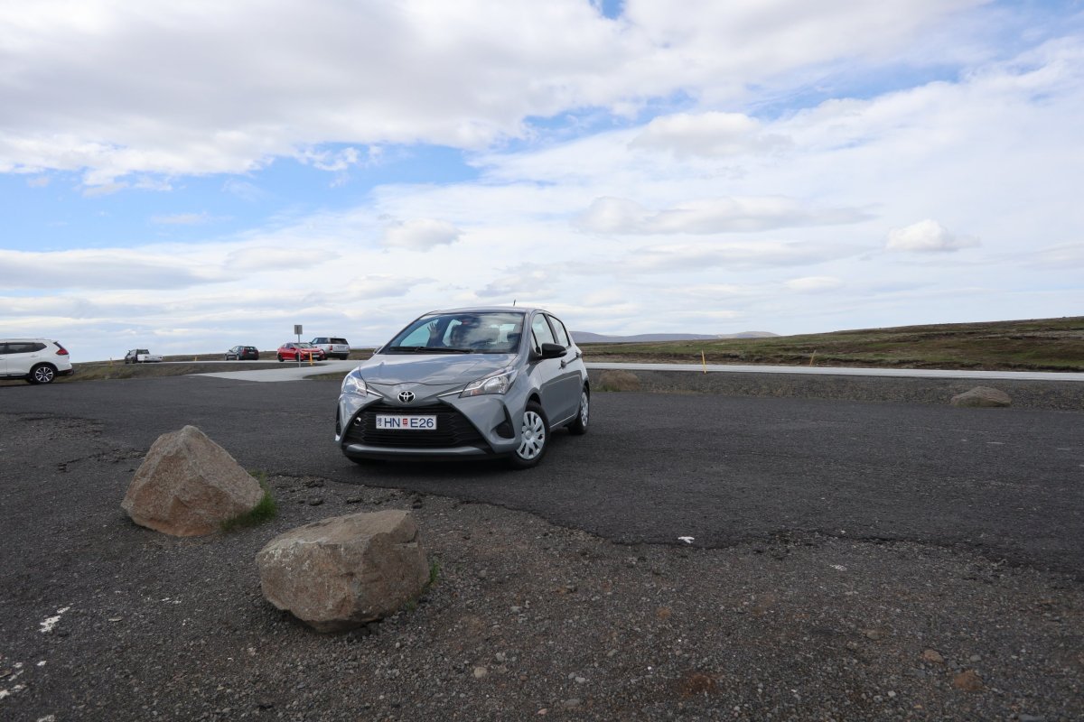 Auto, kterým jsme Island objeli.
