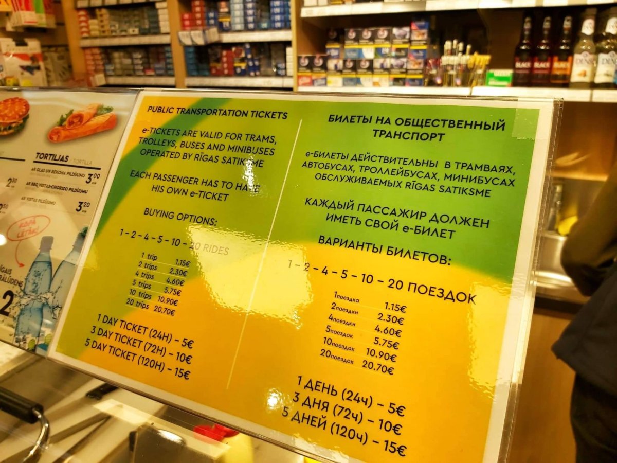 ceník MHD je v každé trafice