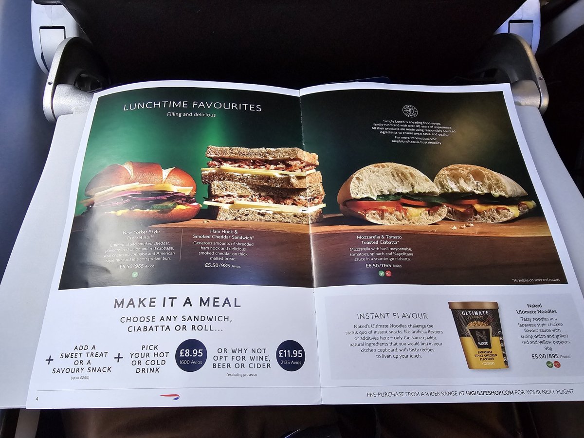 Nabídka placeného občerstvení