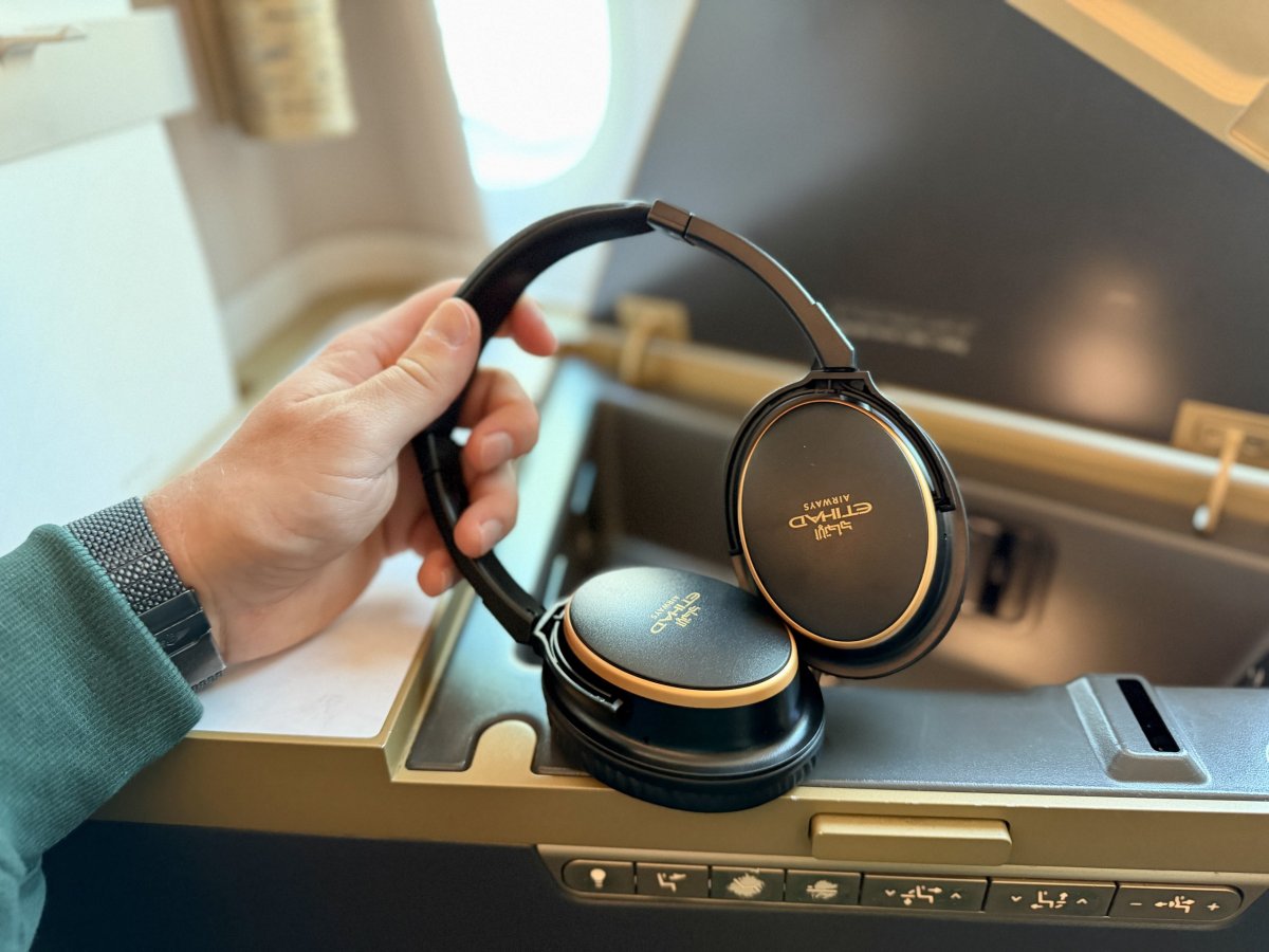 Sluchátka Etihadu pro byznys cestující