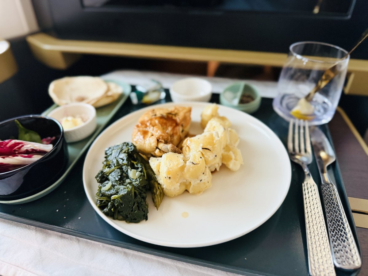 Kuřecí supreme s noky a špenátem