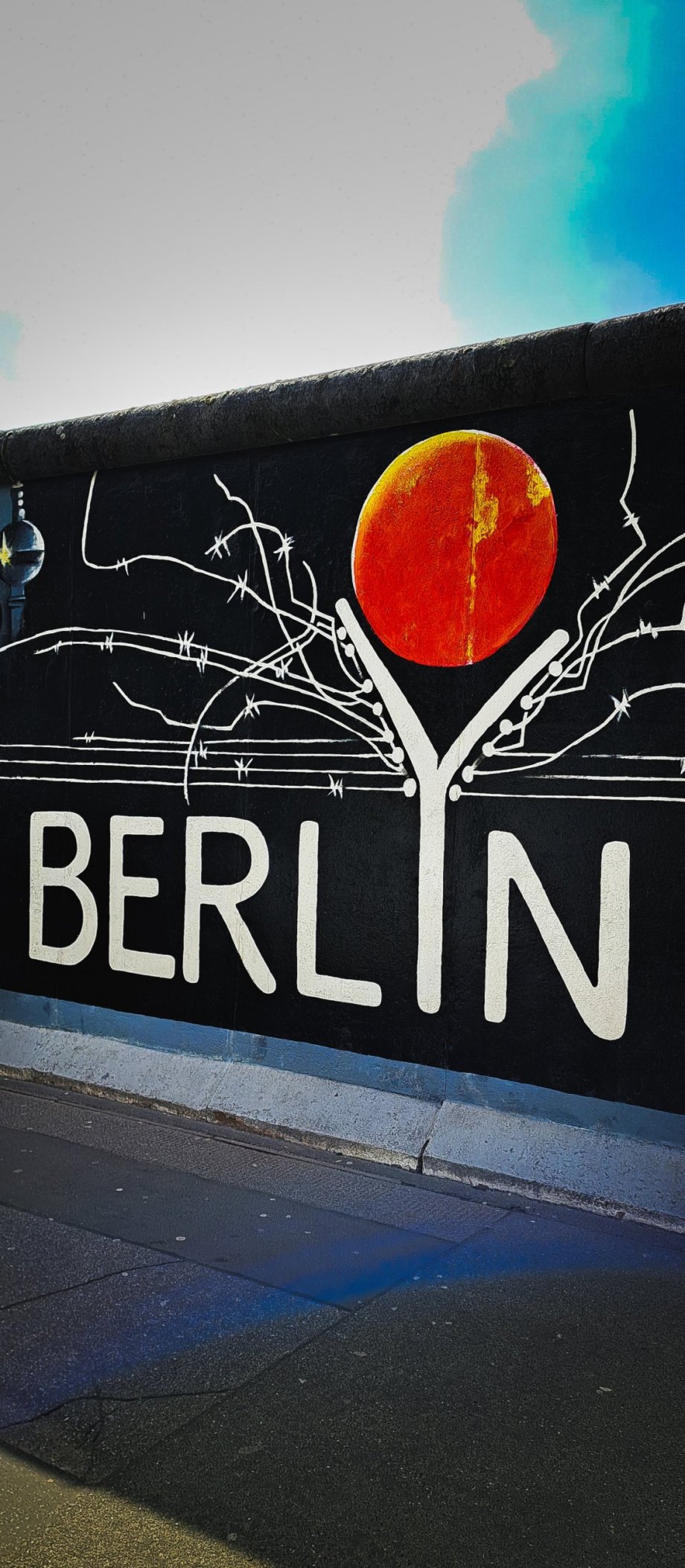 část z East Side Gallery