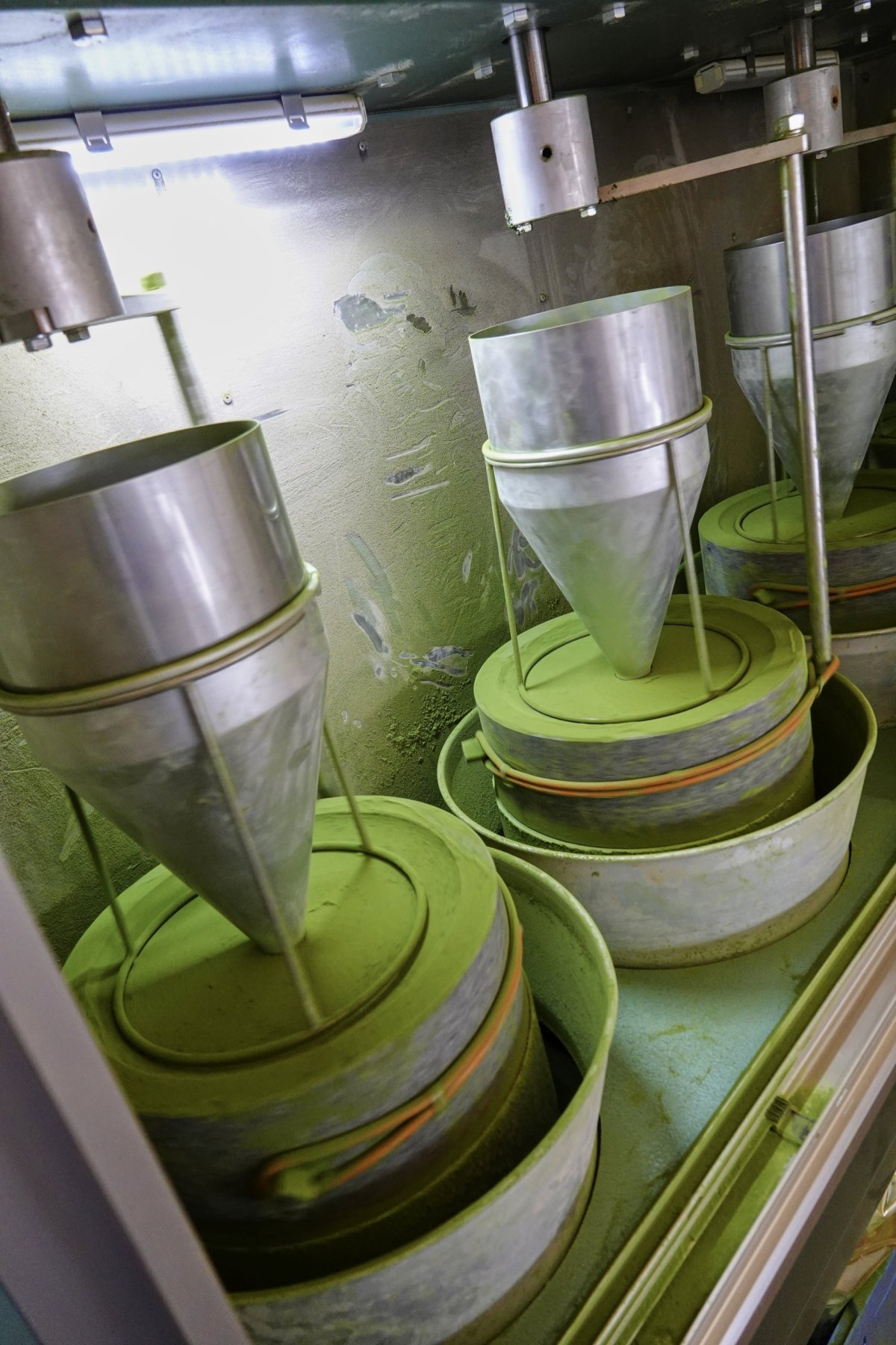 tady se mele čaj Matcha