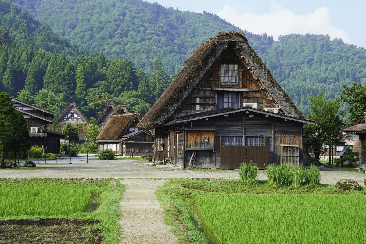 vesnička Shirakawago