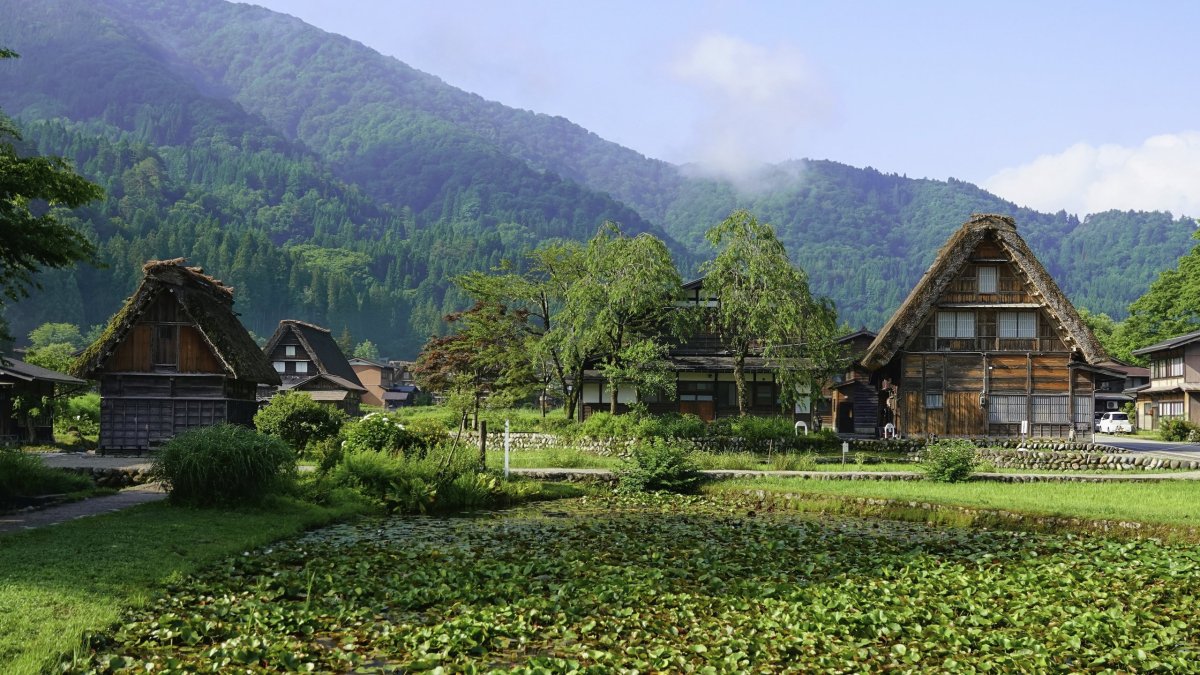 vesnička Shirakawago