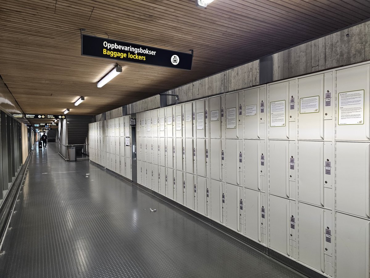 Skříňky na úschovu zavazadel