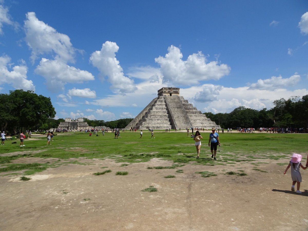 V Chichén Itzá se vydařilo počasí
