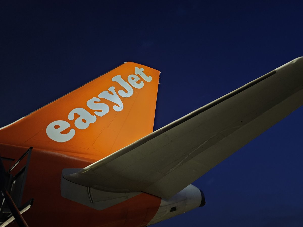 Letadlo easyJet na letišti Malpensa