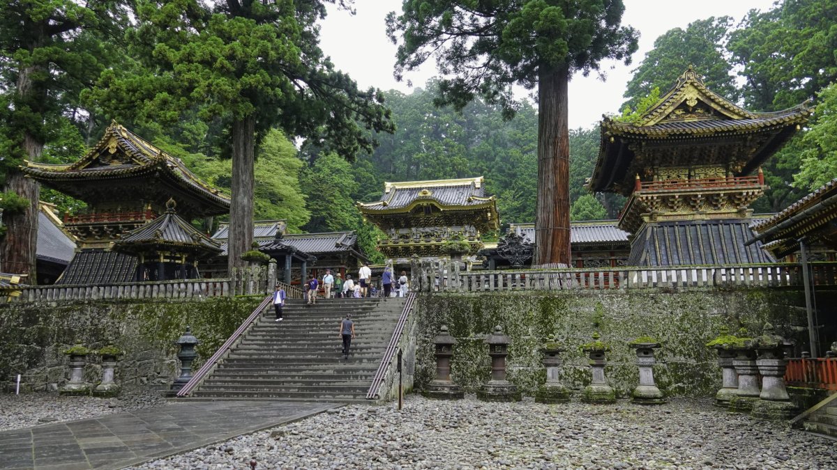 chrámový komplex v Nikko...