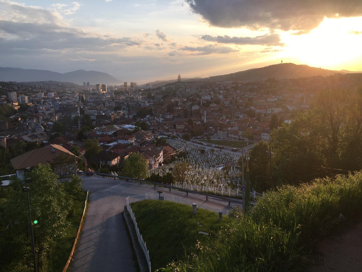 Západ slunce je odsud skutečně impozantní