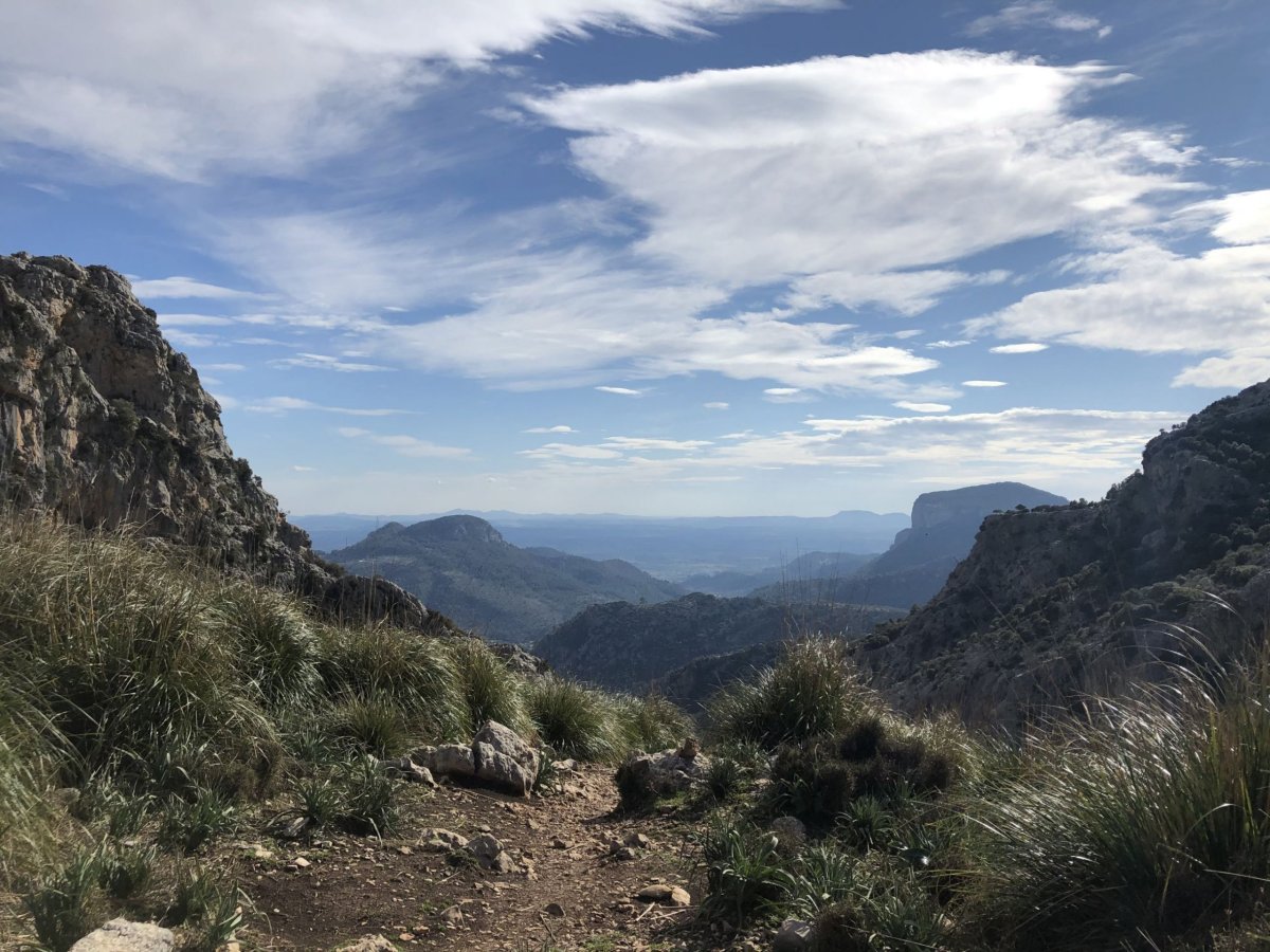 Nádherný pohled do vnitrozemí