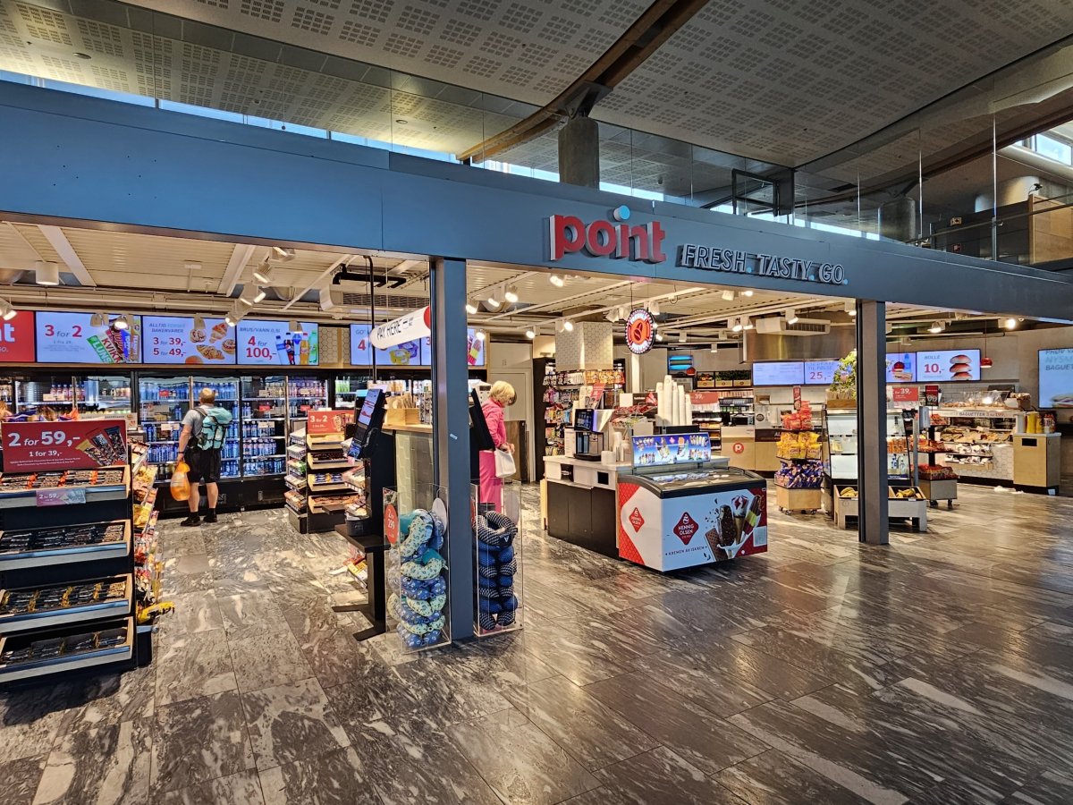 Minimarket Pont, tranzitní zóna