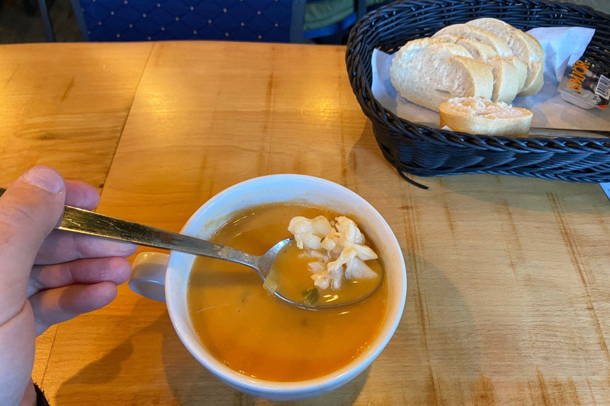 Humrová polévka v Seabaron