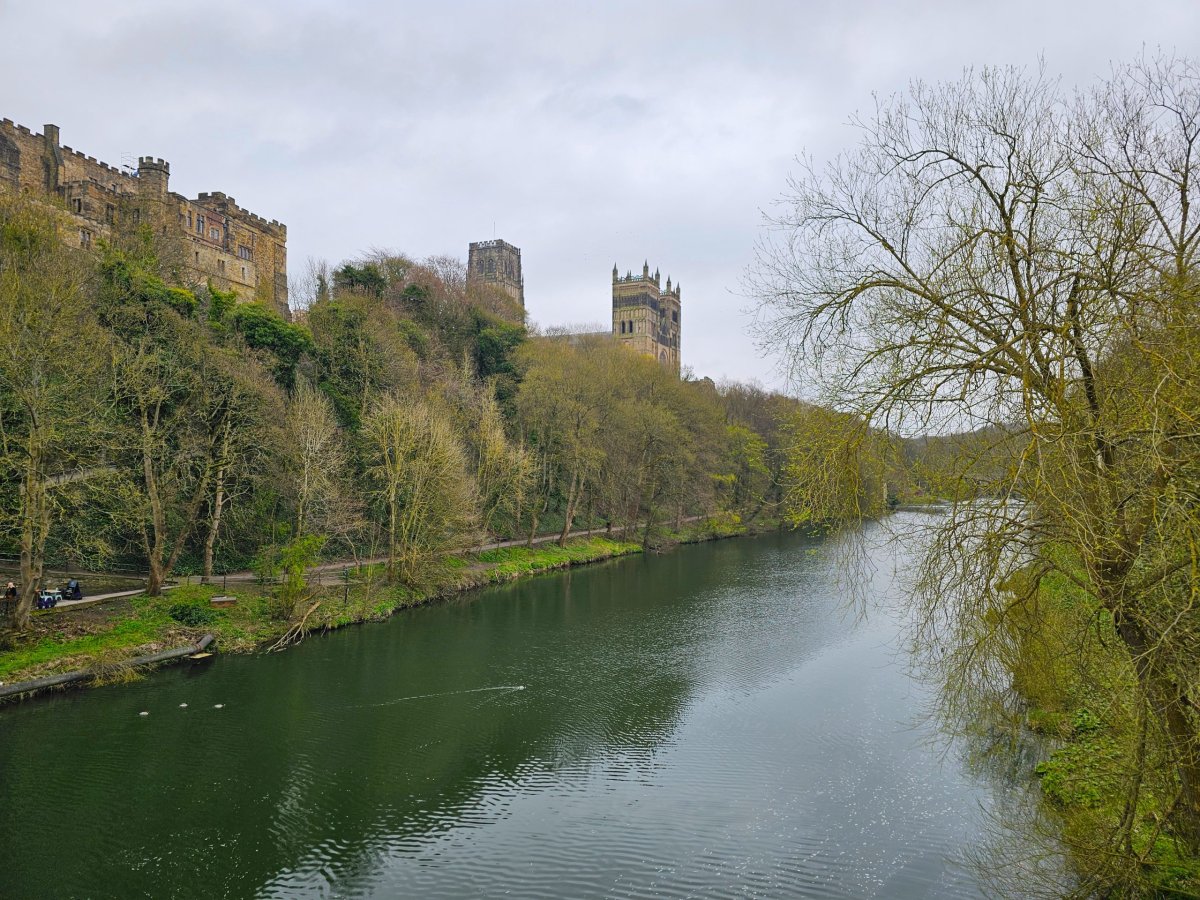 Výhled z Framwellgate Bridge