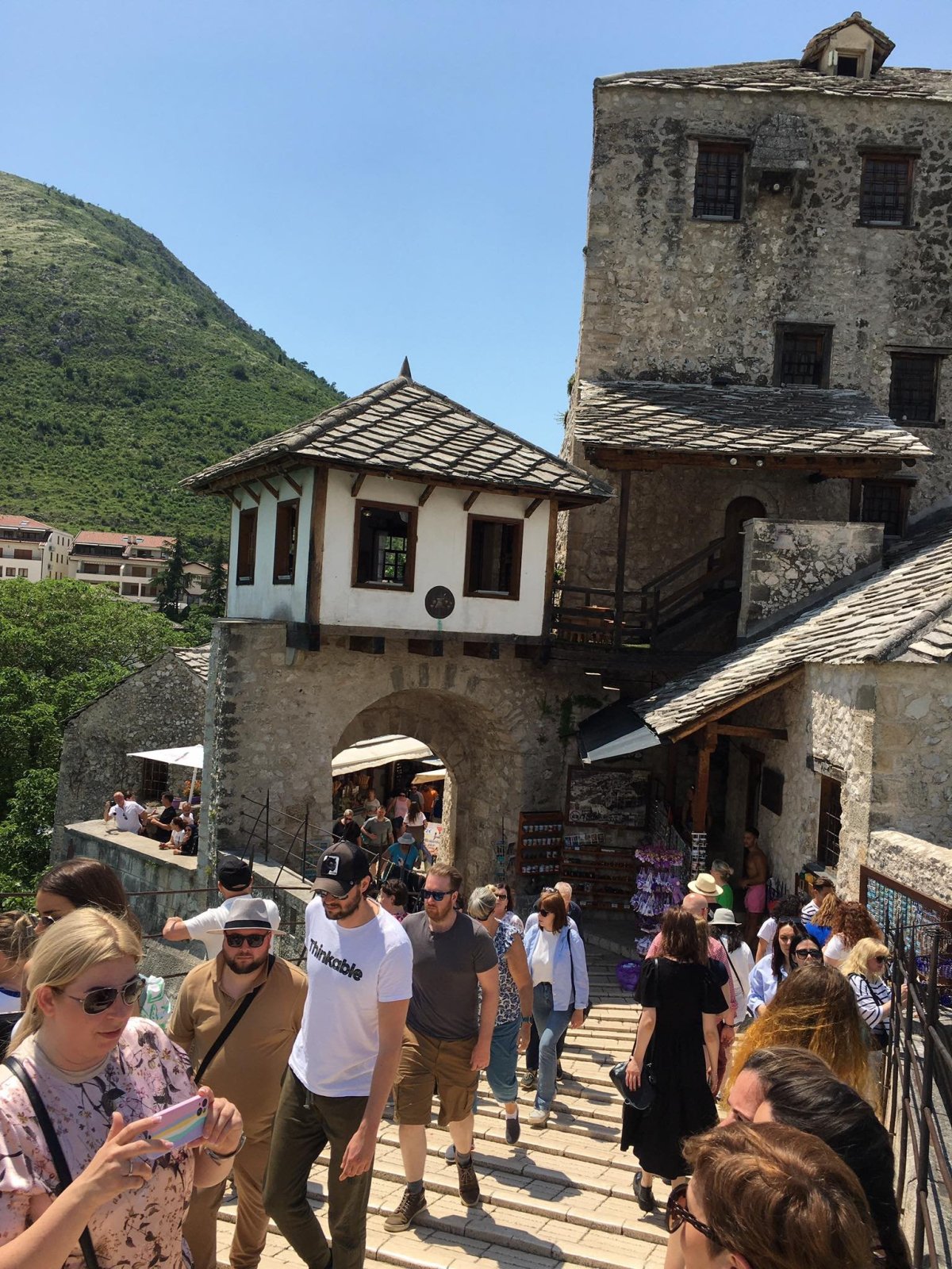 Opět Stari most, tentokrát již v obležení turistů...