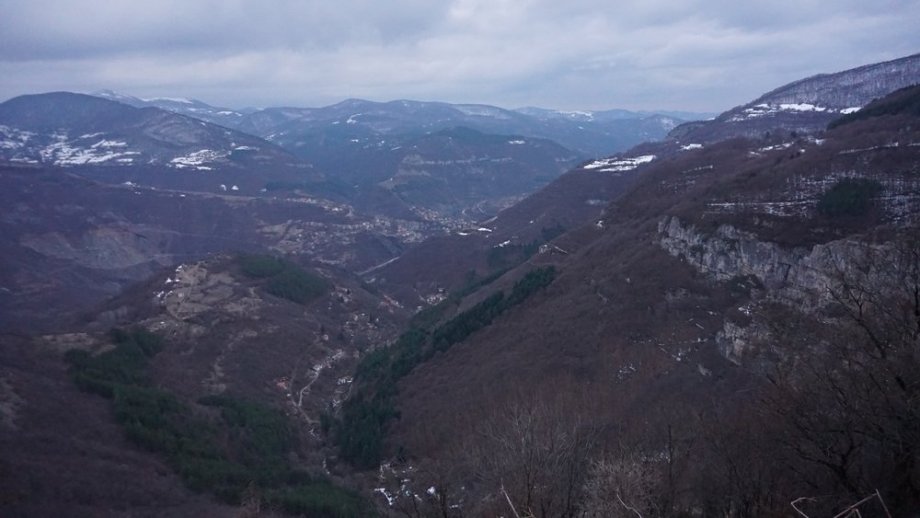 Vodopád vyschlý, ale výhled nádherný