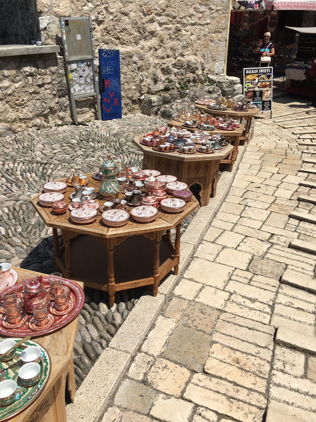 Tržiště v ulicích starého města