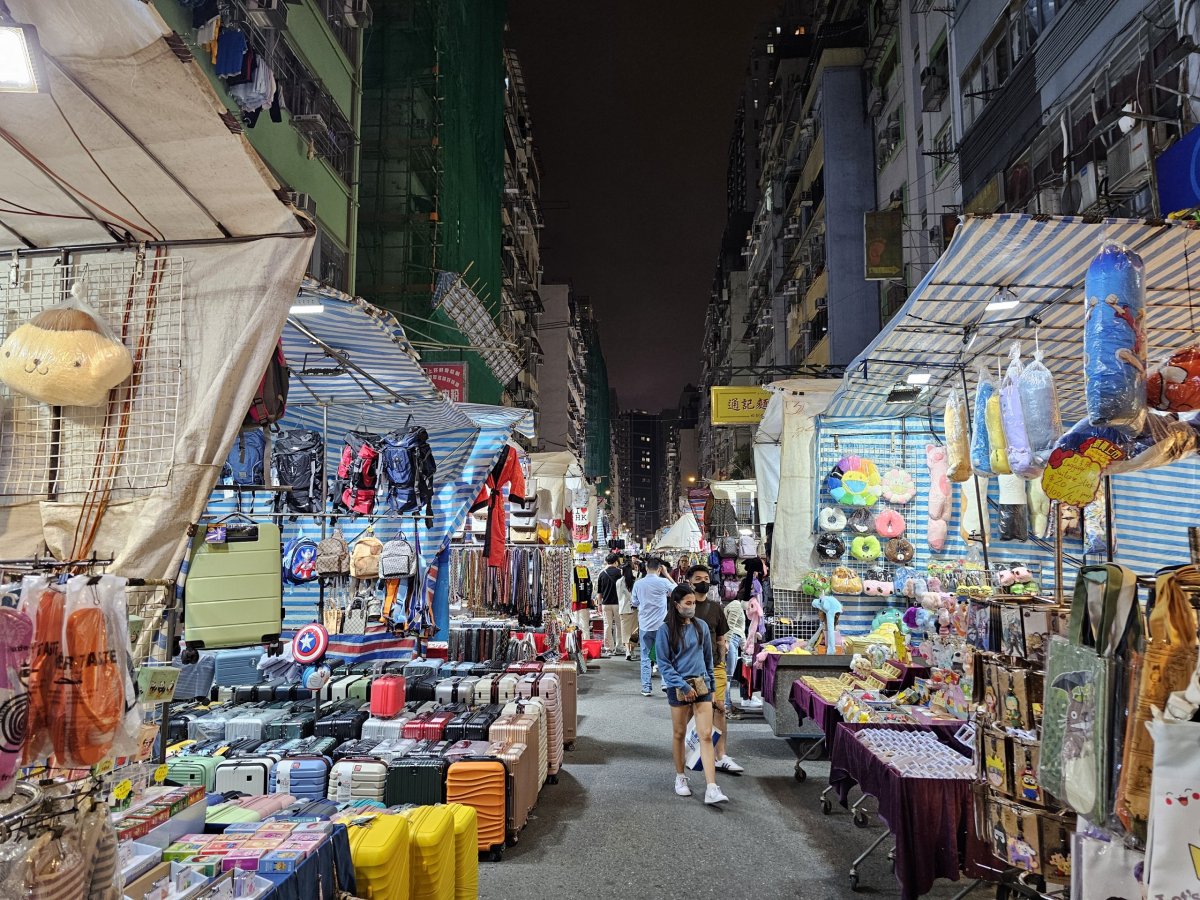 Mong Kok, noční trh