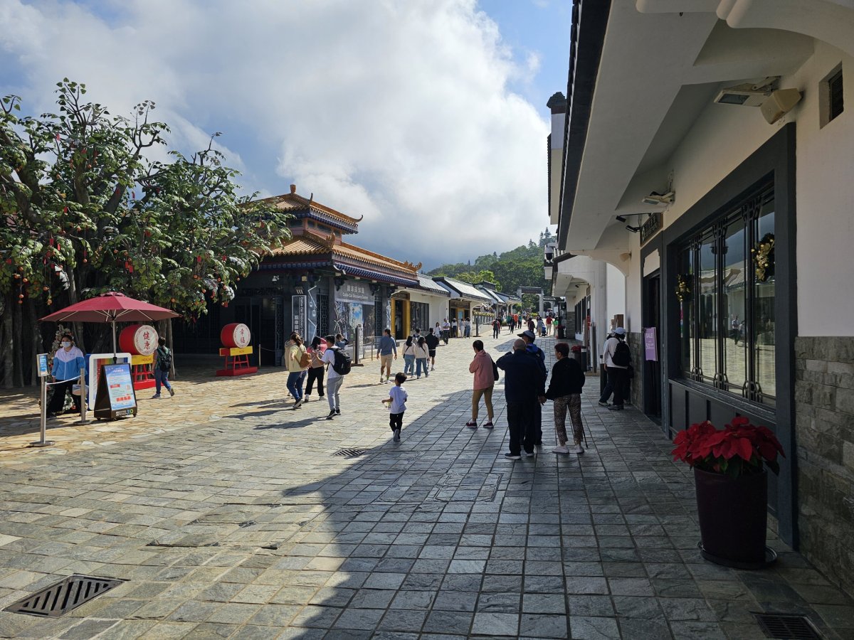 Turistická vesnička Ngong Ping