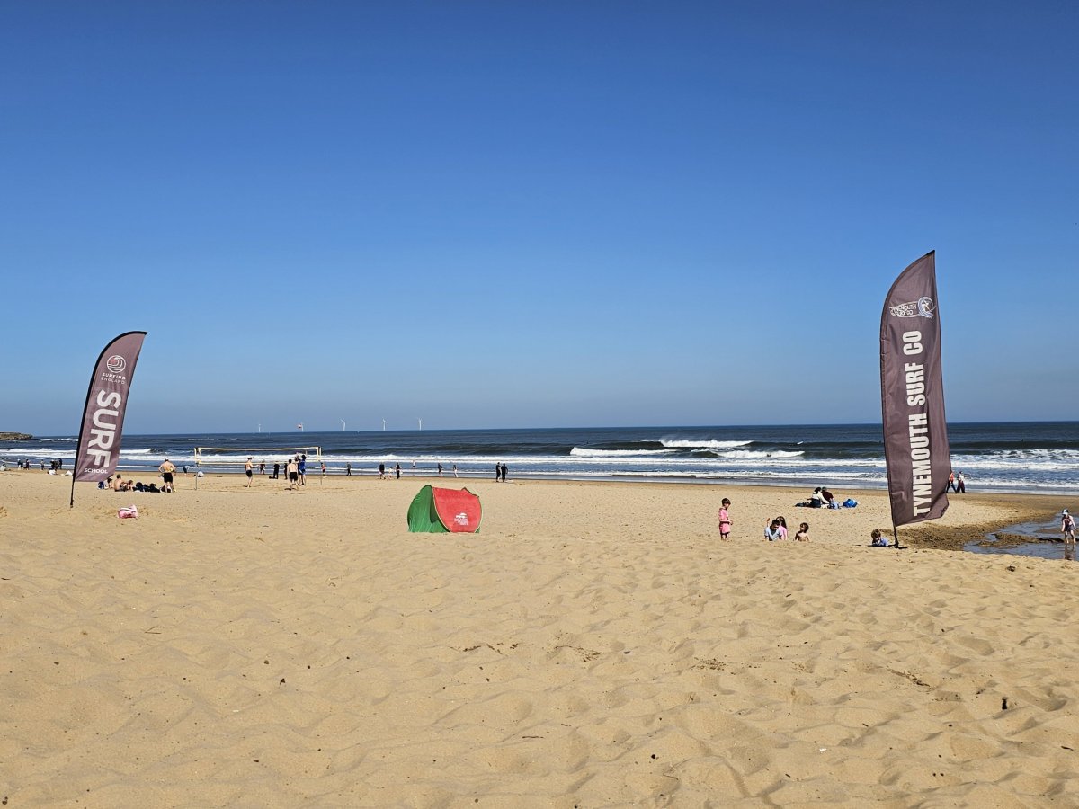 Surfování Long Sands Beach