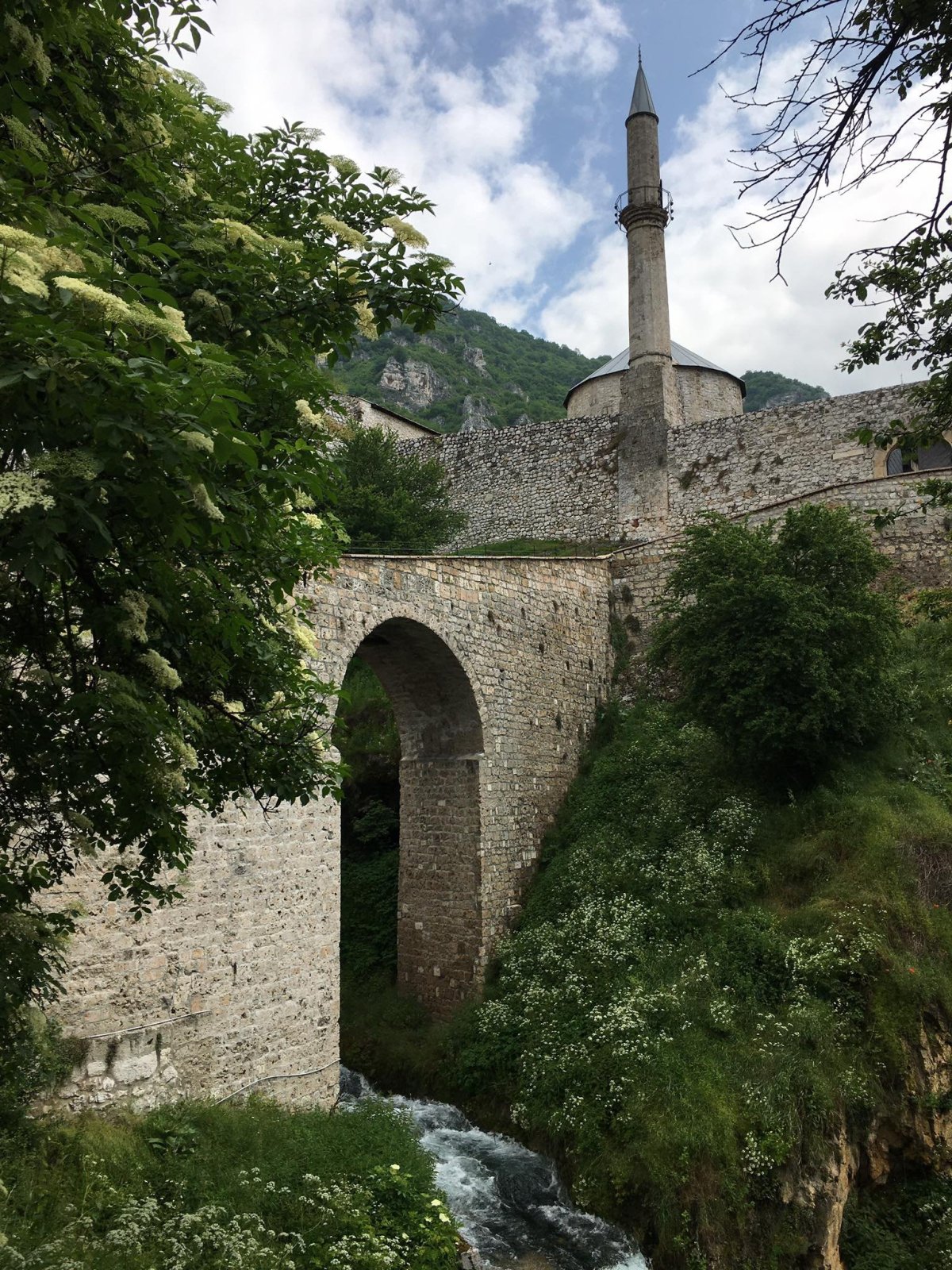 Pevnost ve městě Travnik