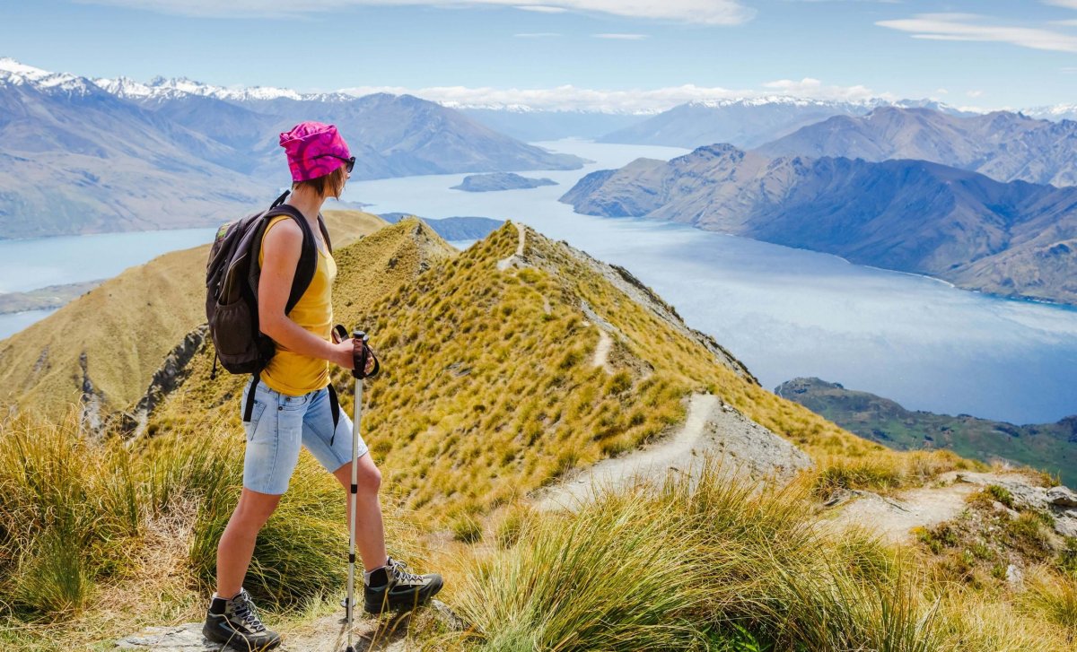 Trekování na Zélandu