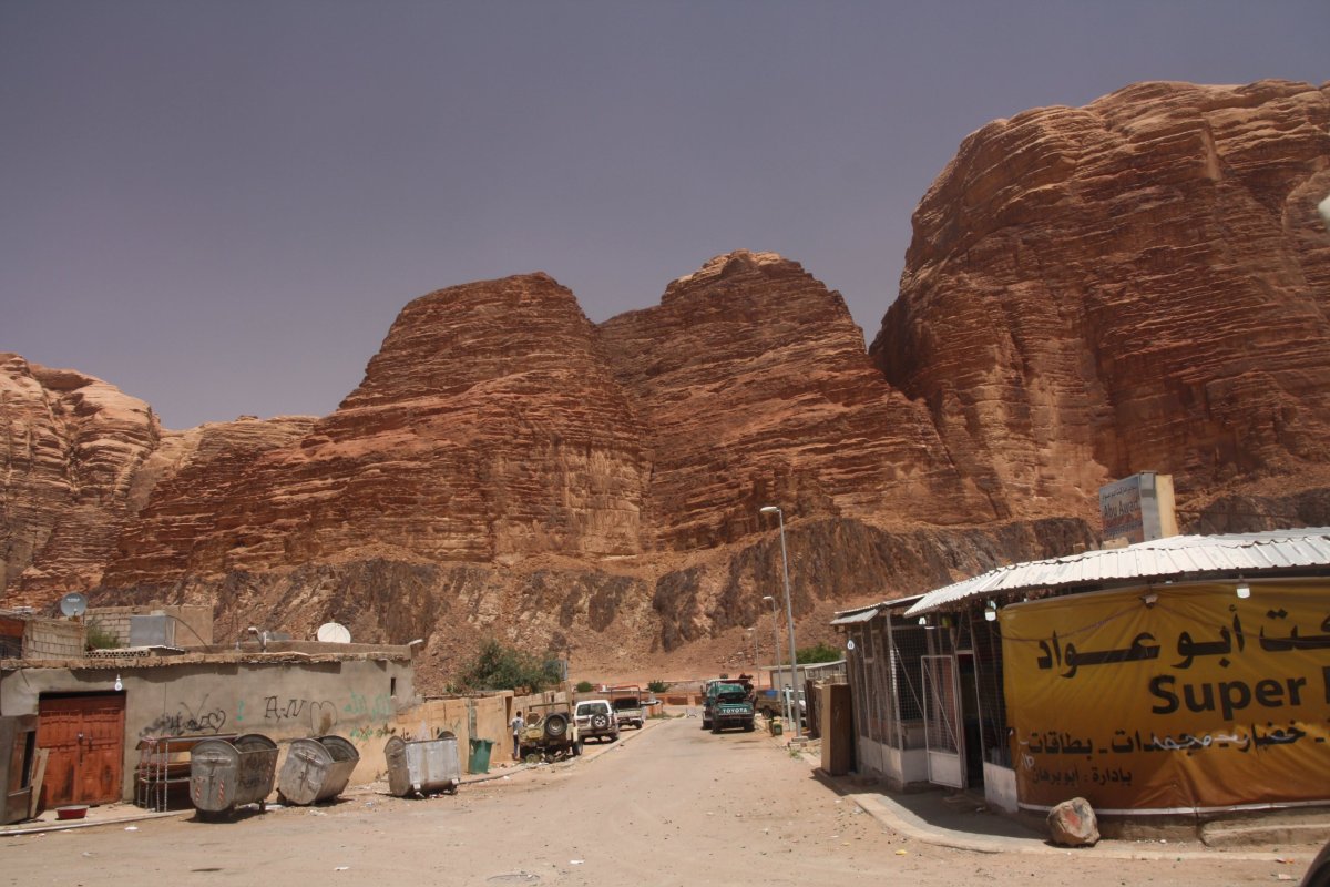 Malebná vesnička Wadi Rum