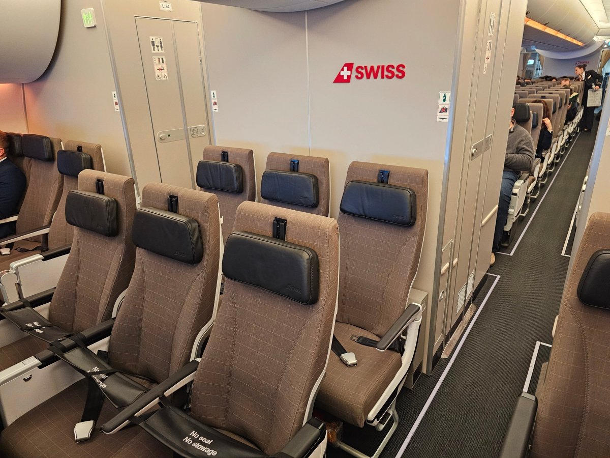 Pohled do standardní economy class