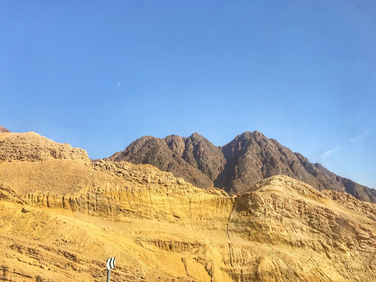 Cesta busem z letiště do Eilat