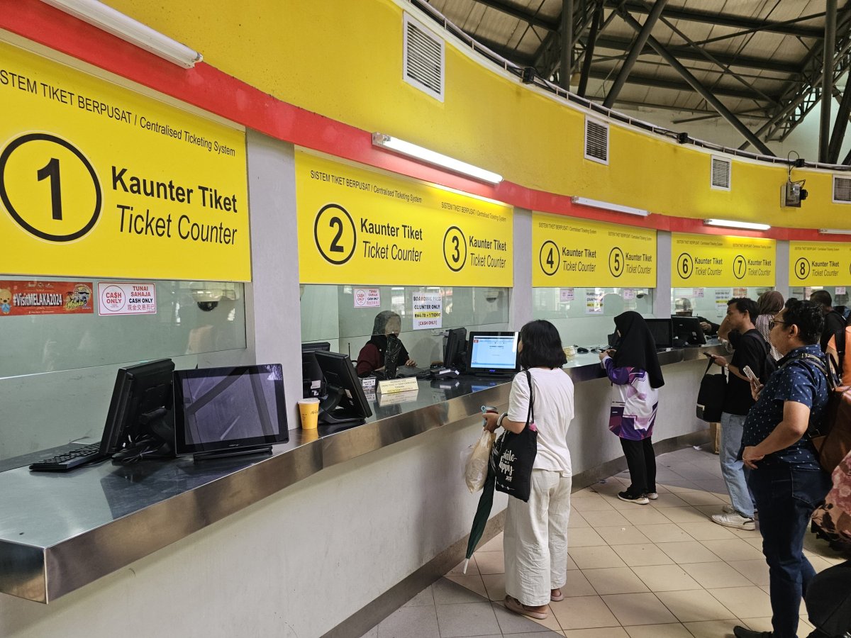 Pokladny na autobusové stanici