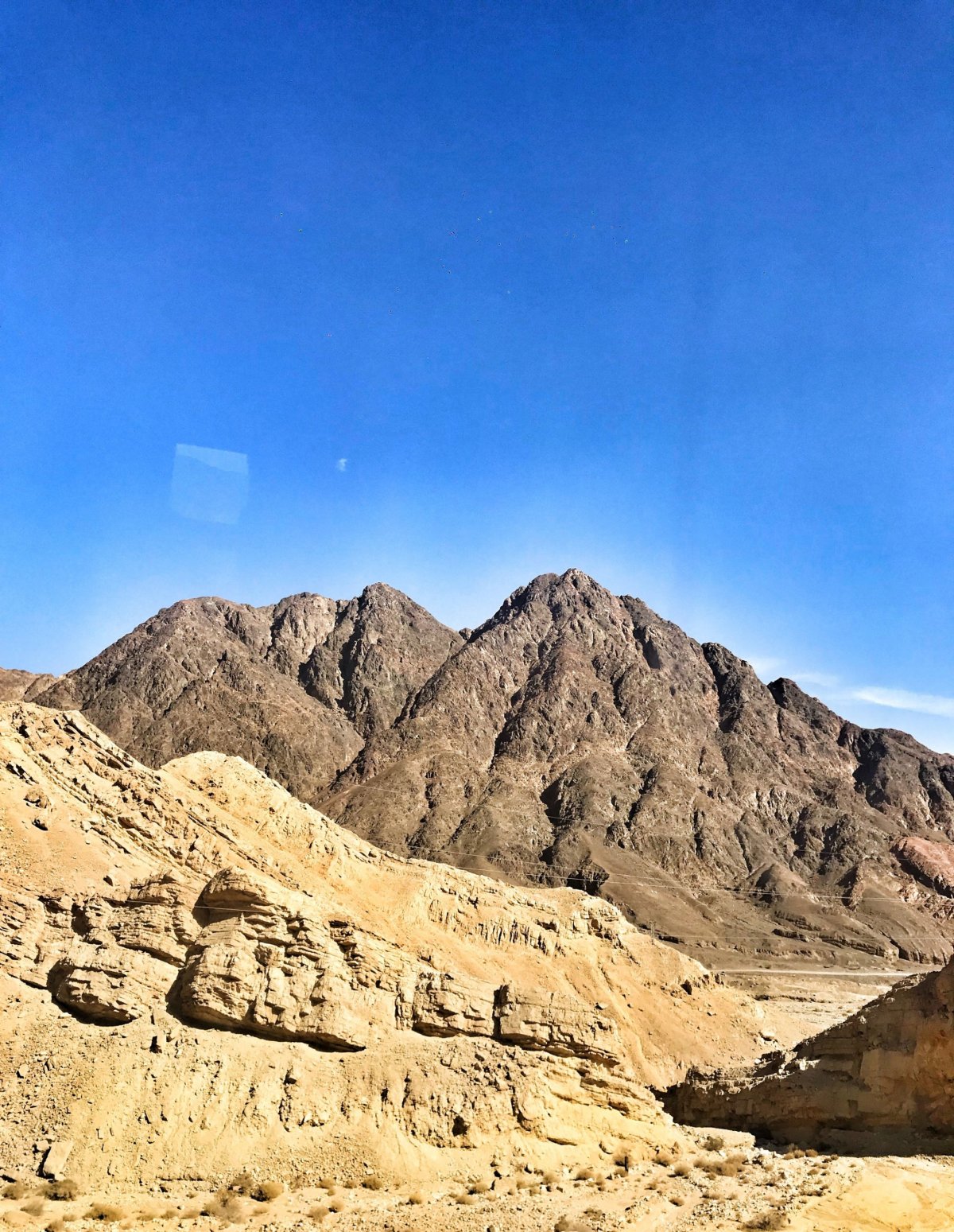 Cesta busem z letiště do Eilat