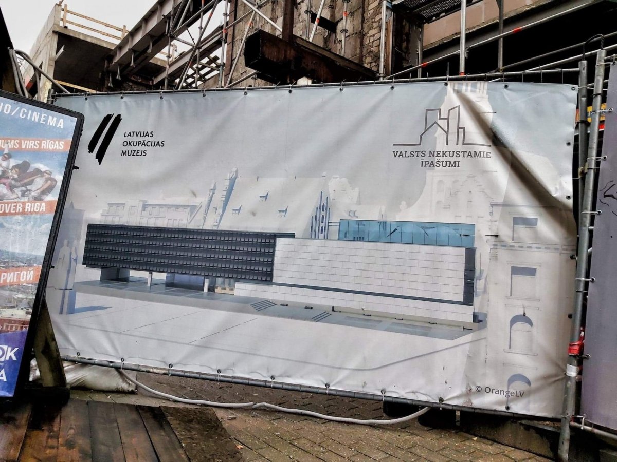 budoucí muzeum okupace Lotyšska