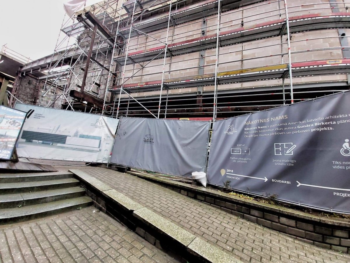 budoucí muzeum okupace Lotyšska