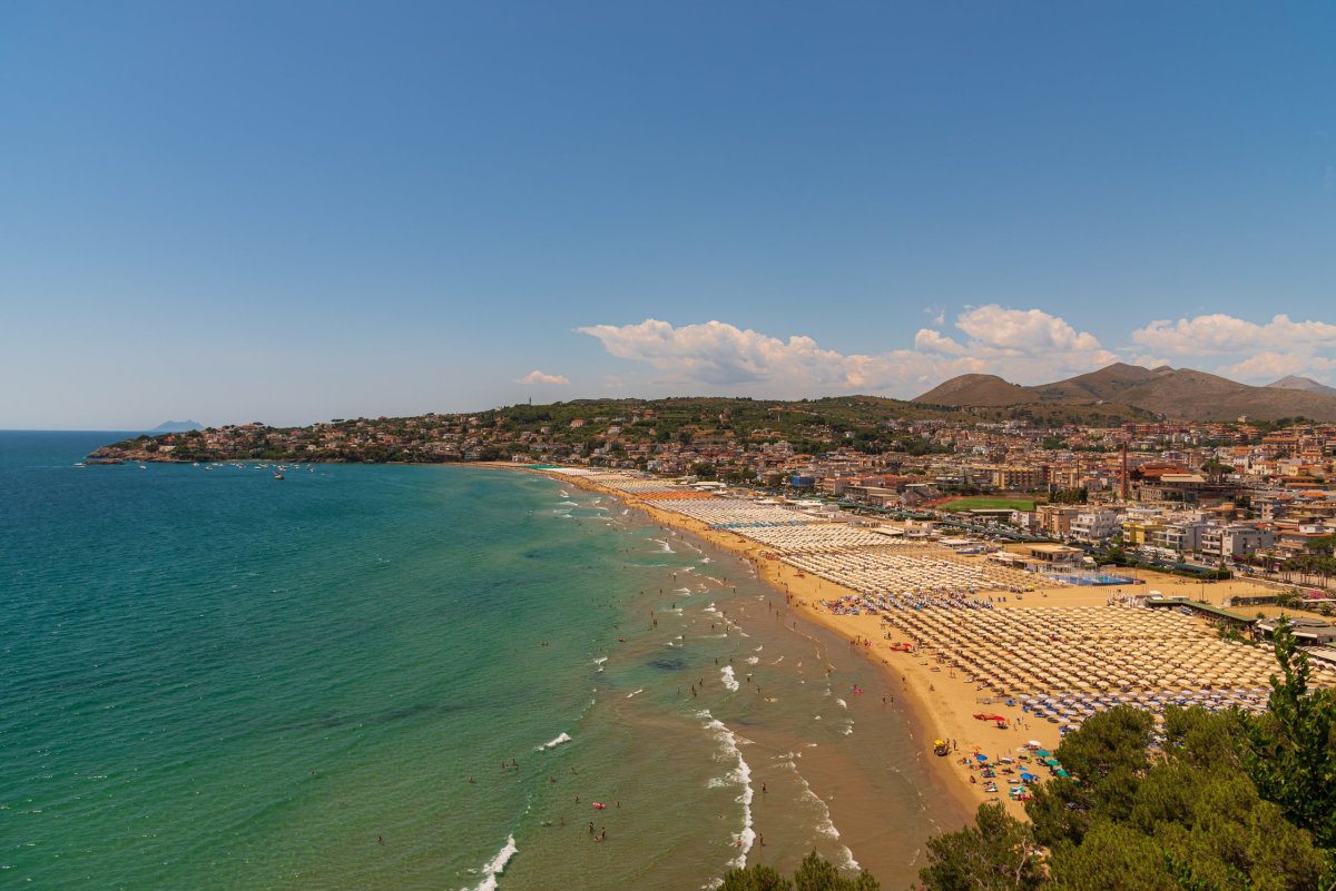 Pláž Serapo, Gaeta