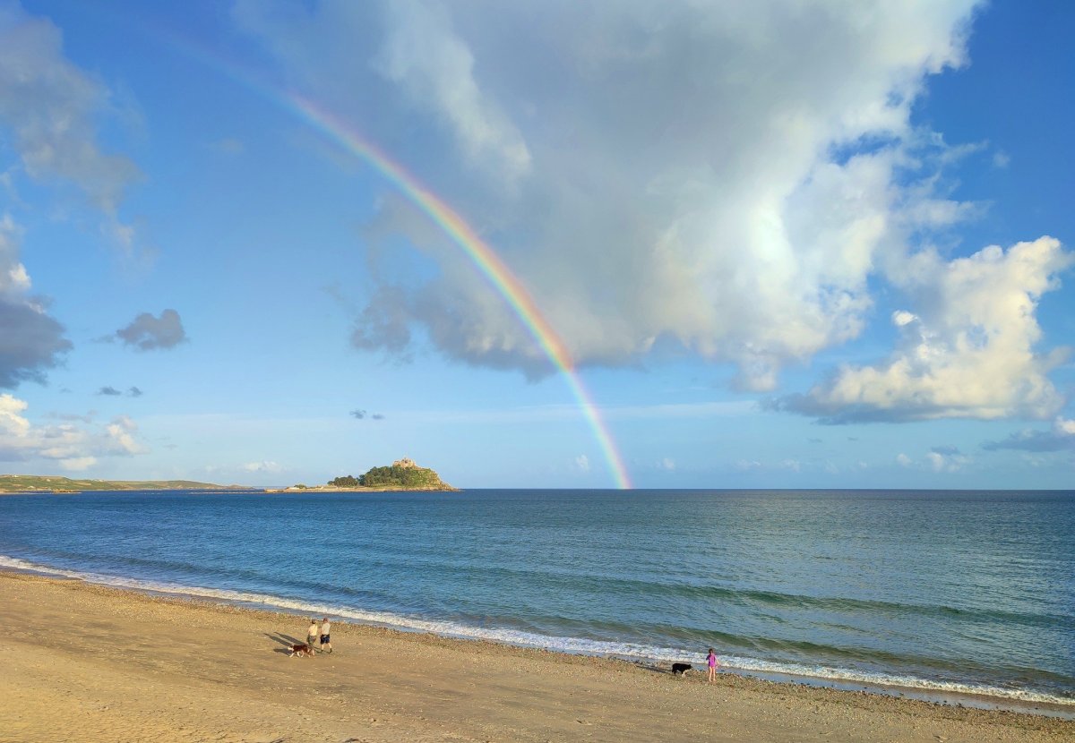 Duha nad S.Michael´s Mount