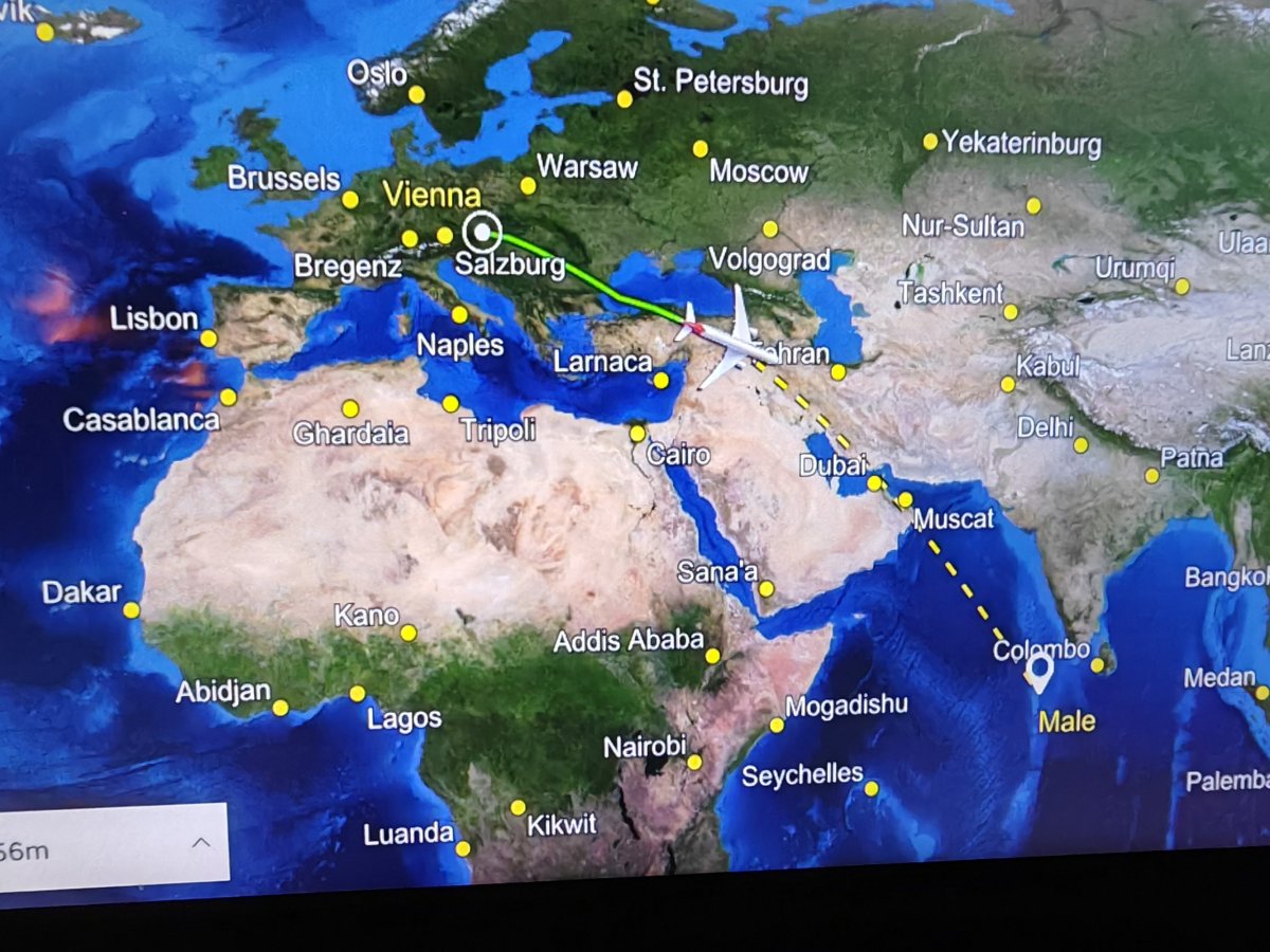 Austrian přímák z VIE