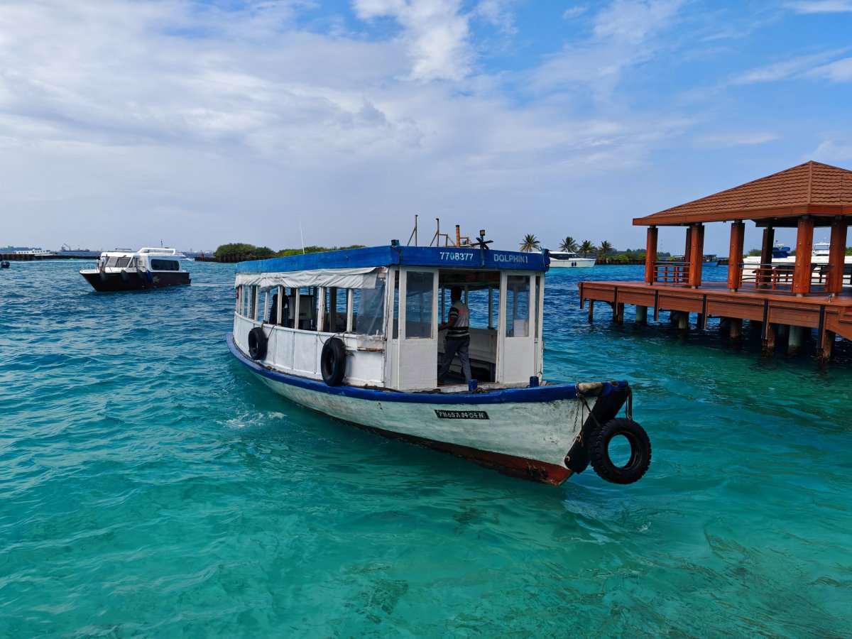 Toto nas odvezlo k lodi z letiště