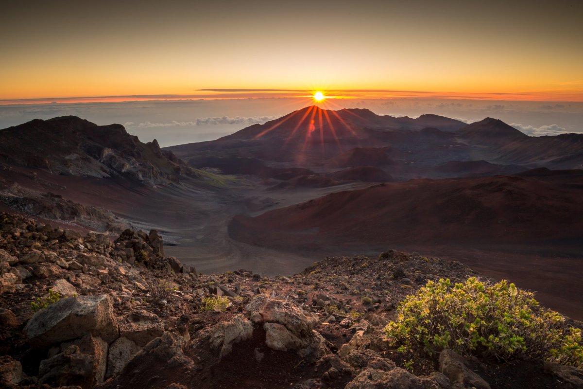Východ slunce na Haleakale